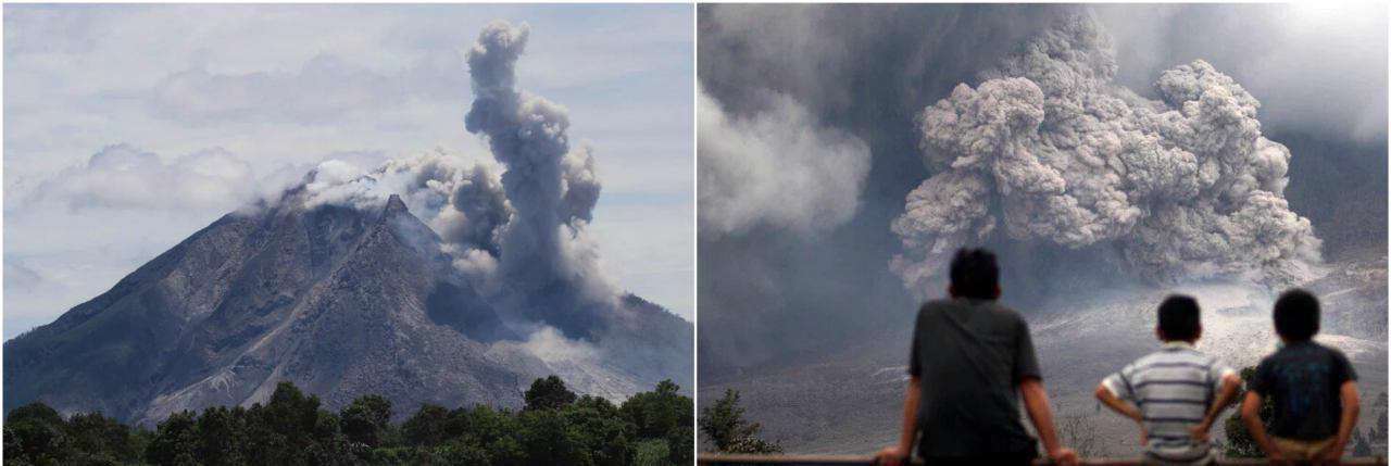 فوران آتشفشان «سینابانگ» در اندونزی تاکنون 7 قربانی گرفته است
